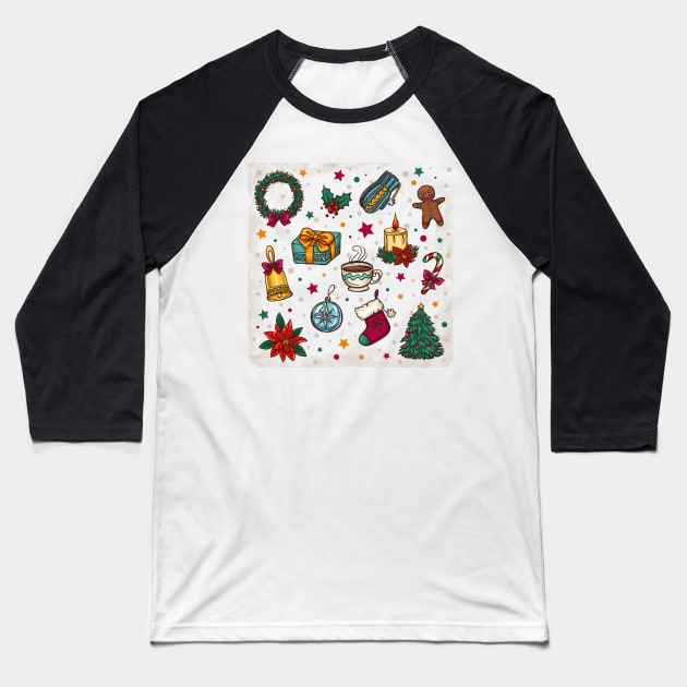 Christmas 3 Baseball T-Shirt by Invisibleman17